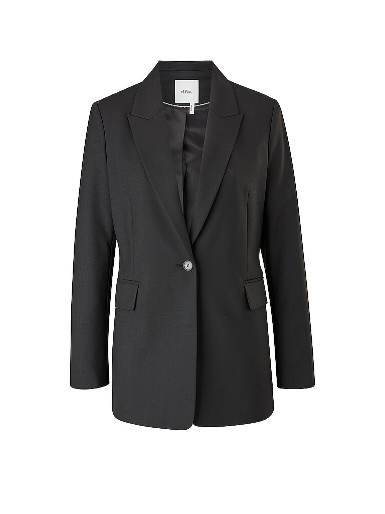 S.OLIVER BLACK LABEL Blazer schwarz | 40